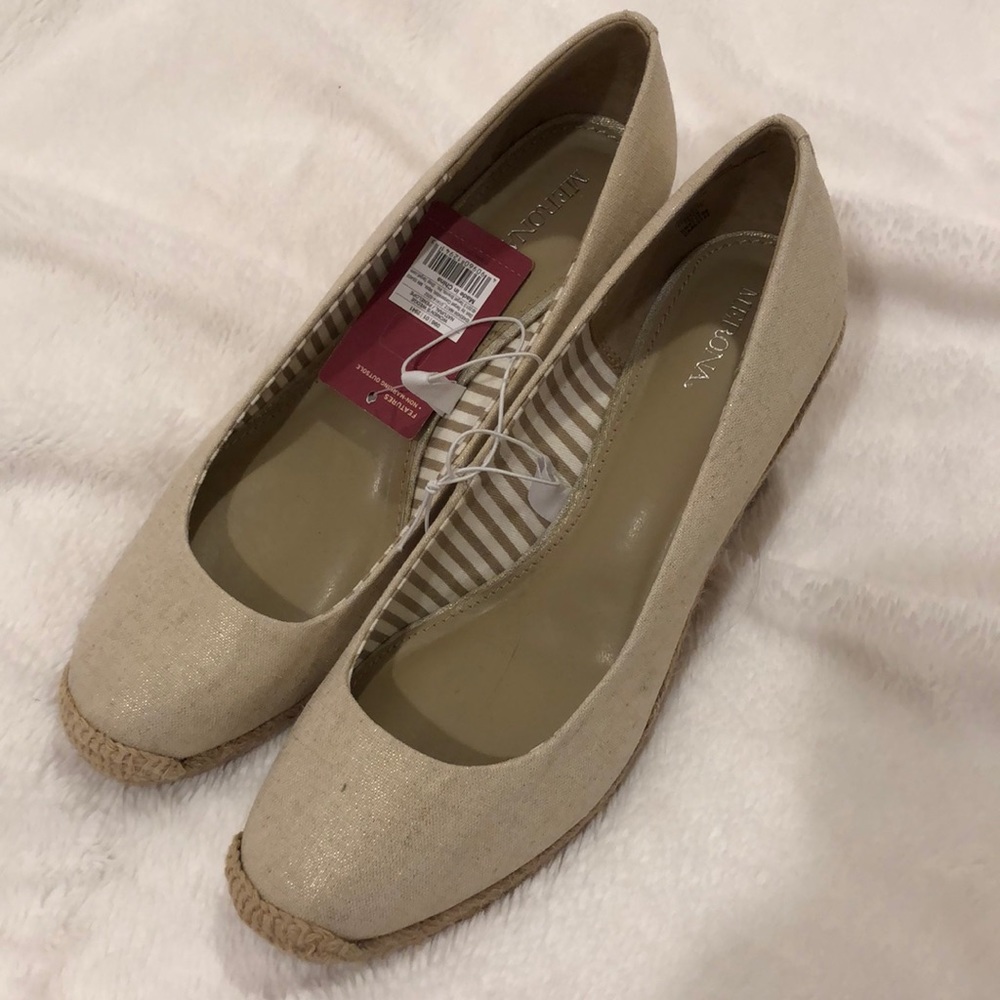 Merona Tan Wedge Espadrilles